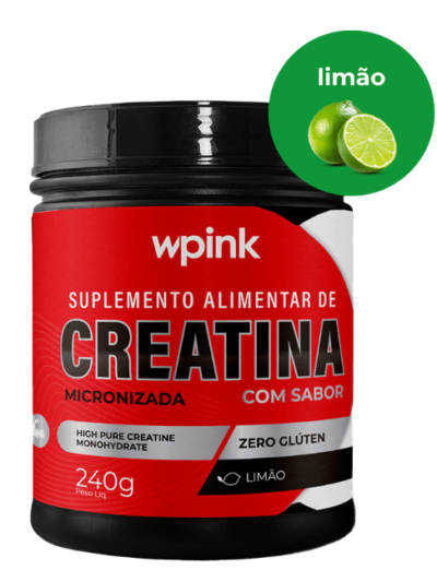 Creatina sabor limão