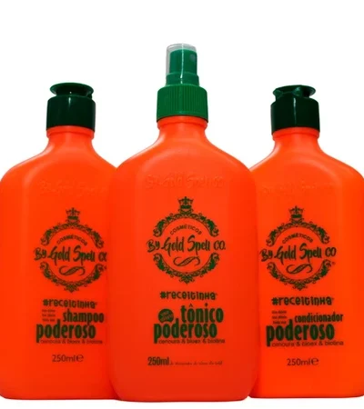 Shampoo e Condicionador e Tónico Poderoso - Gold Spell
